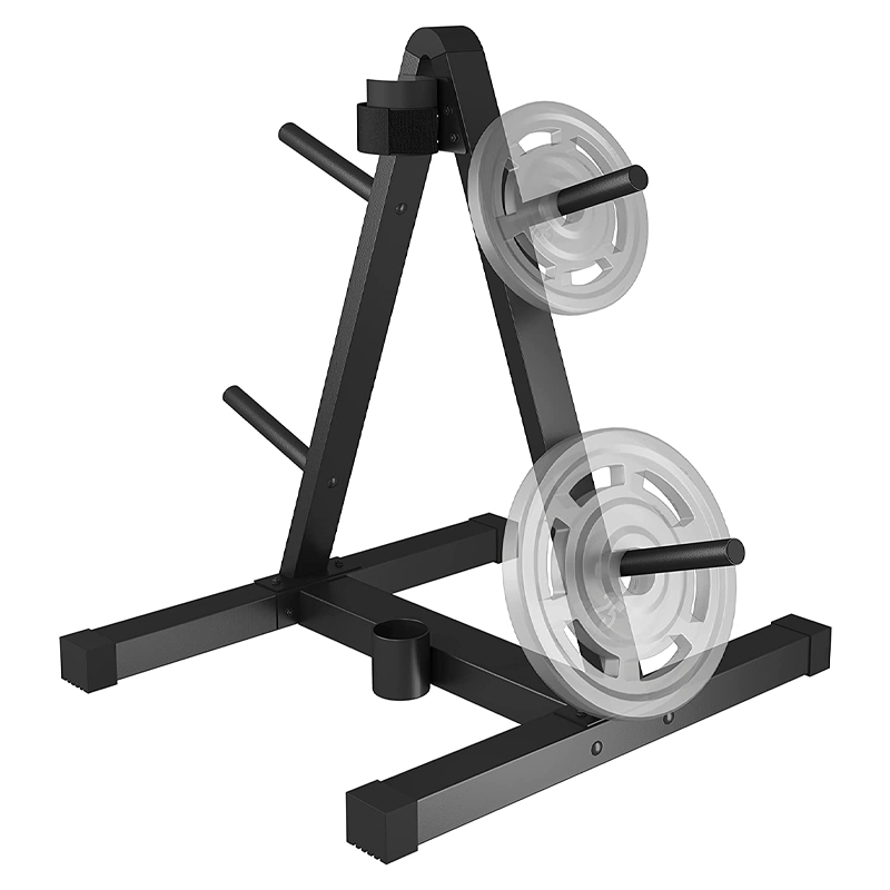 Home Gym Furniture - Universal Floor Barbell Weight Plate Rack