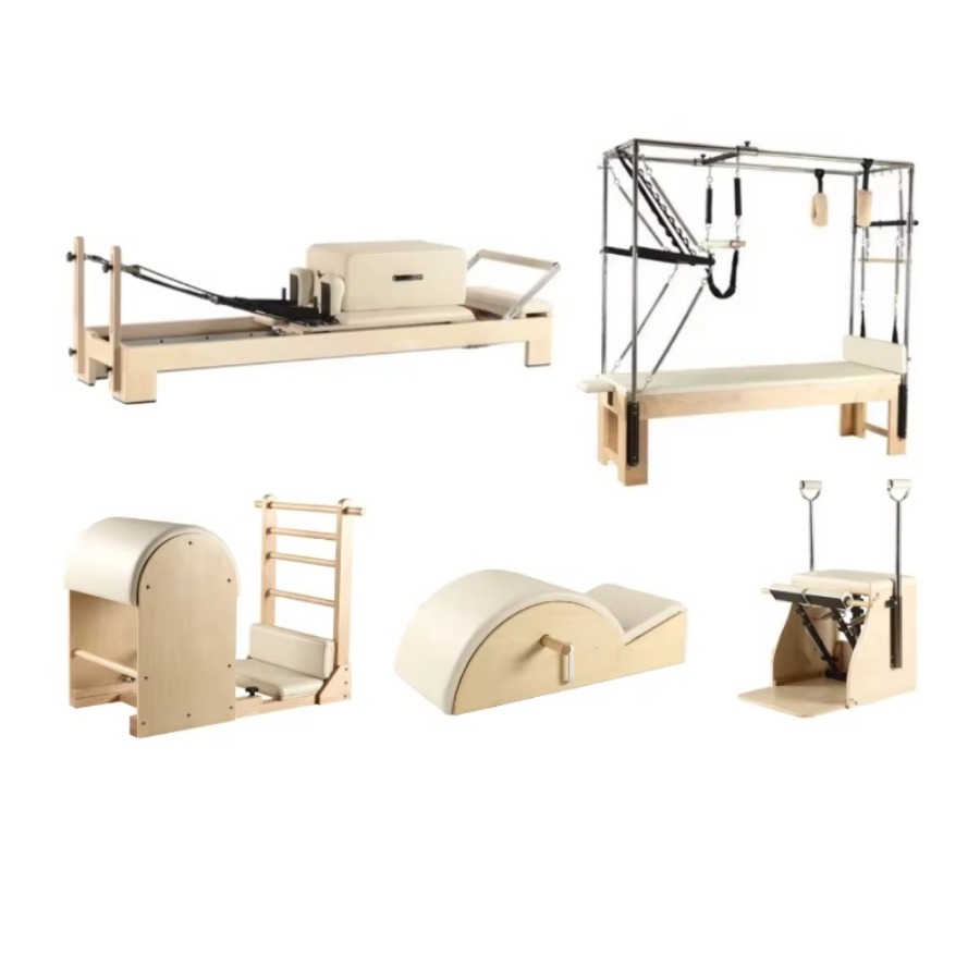 5 Pcs Yoga Pilates Set Wood Pi - Home Gym Yoga Studio 评论和价格