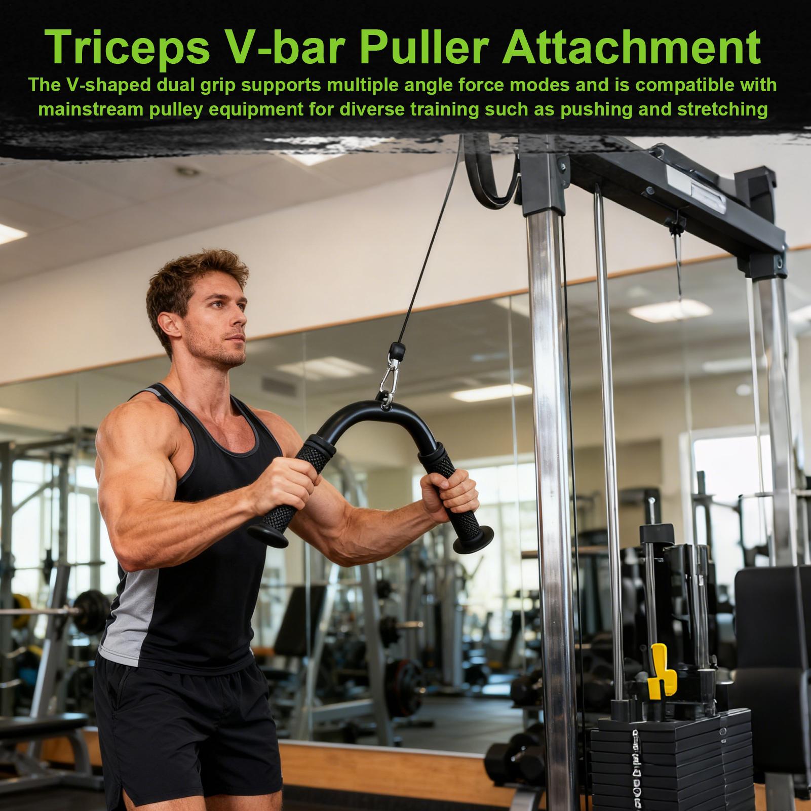 Lat Pulldown Bar Attachment V- - Home Gym Nala 评论和价格