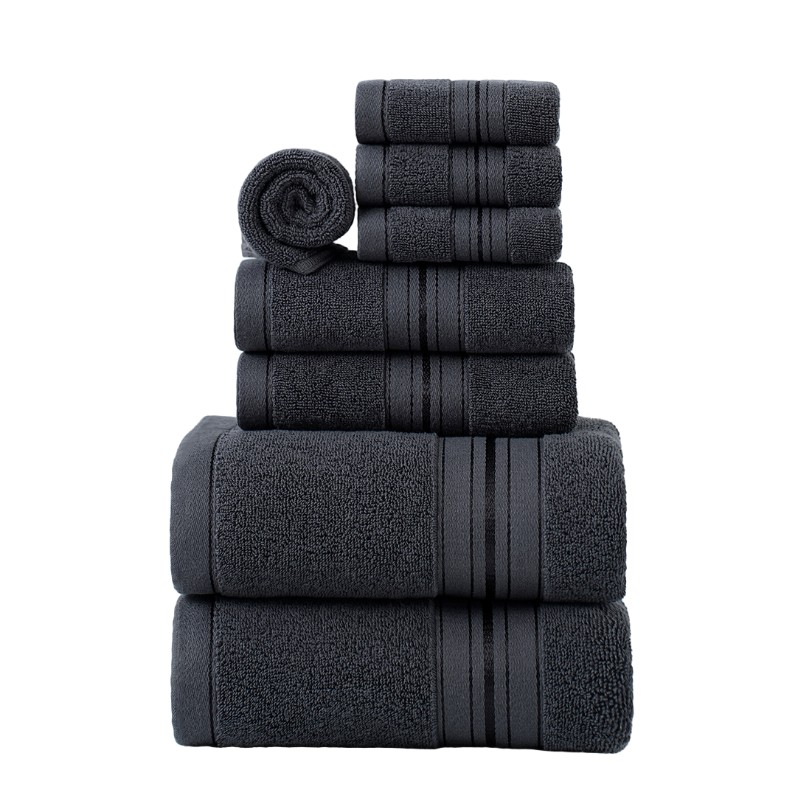 Cotton Bathroom Towels Set Mul - Home Gym Nala 评论和价格