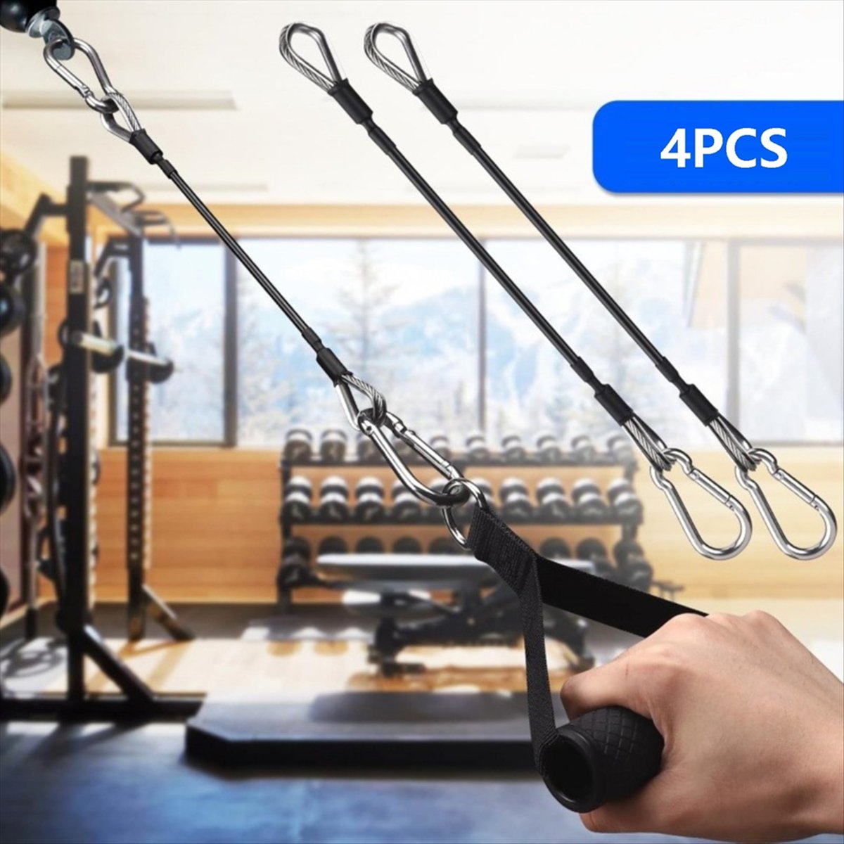 ABPF 4 Pcs Gym Cable Extension - Home Gym Cable Machine 评论和价格