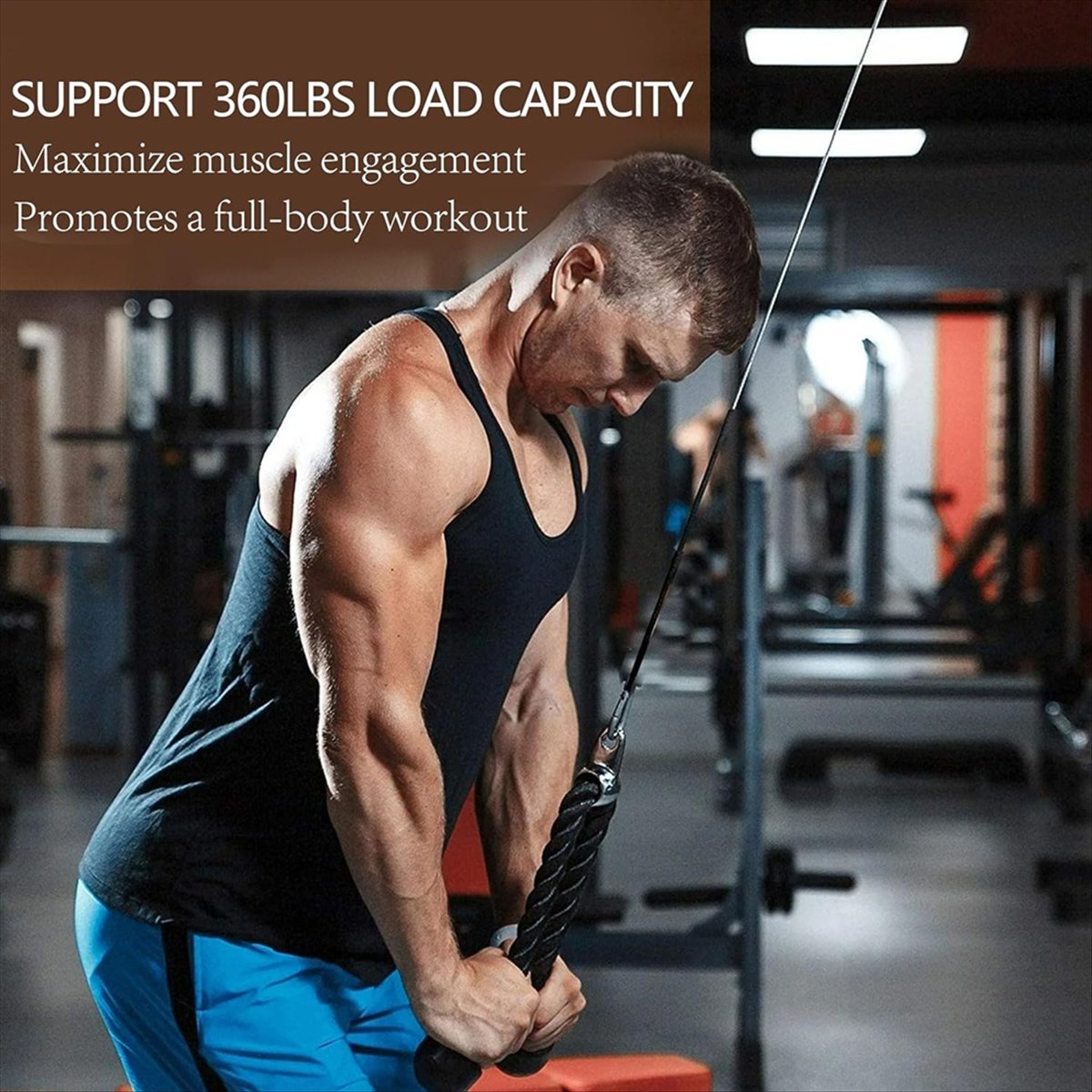 ABPF 4 Pcs Gym Cable Extension - Home Gym Cable Machine 评论和价格