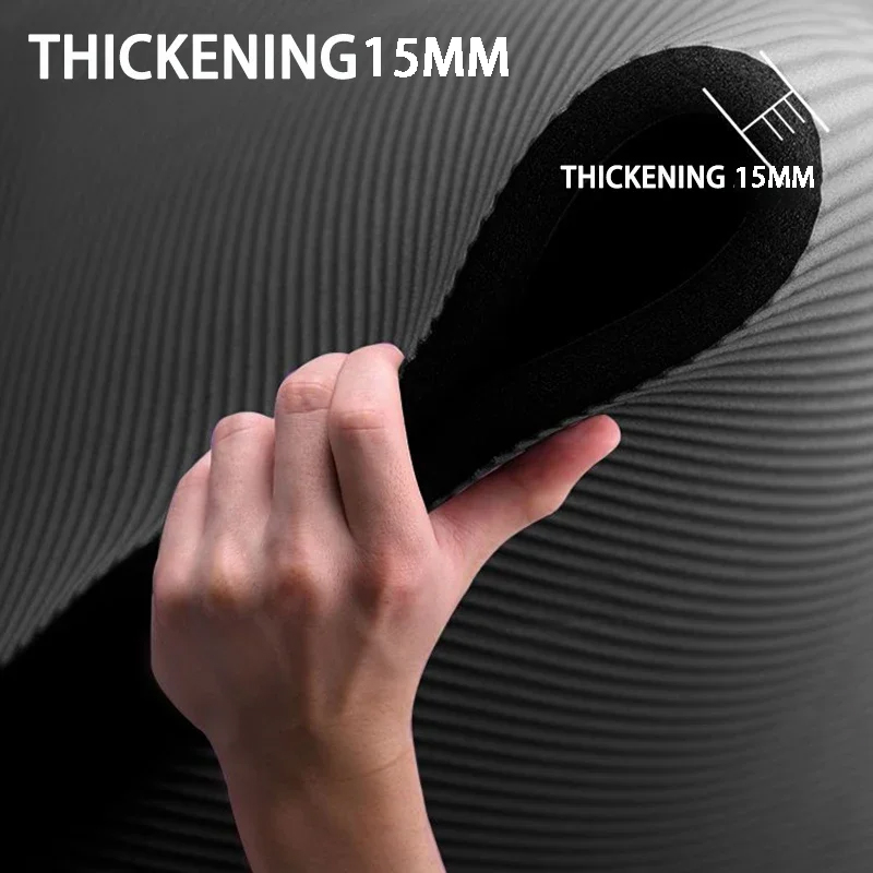 Non-slip Extra Thick 15mm Yoga - Gymnastics Mat Thick 评论和价格