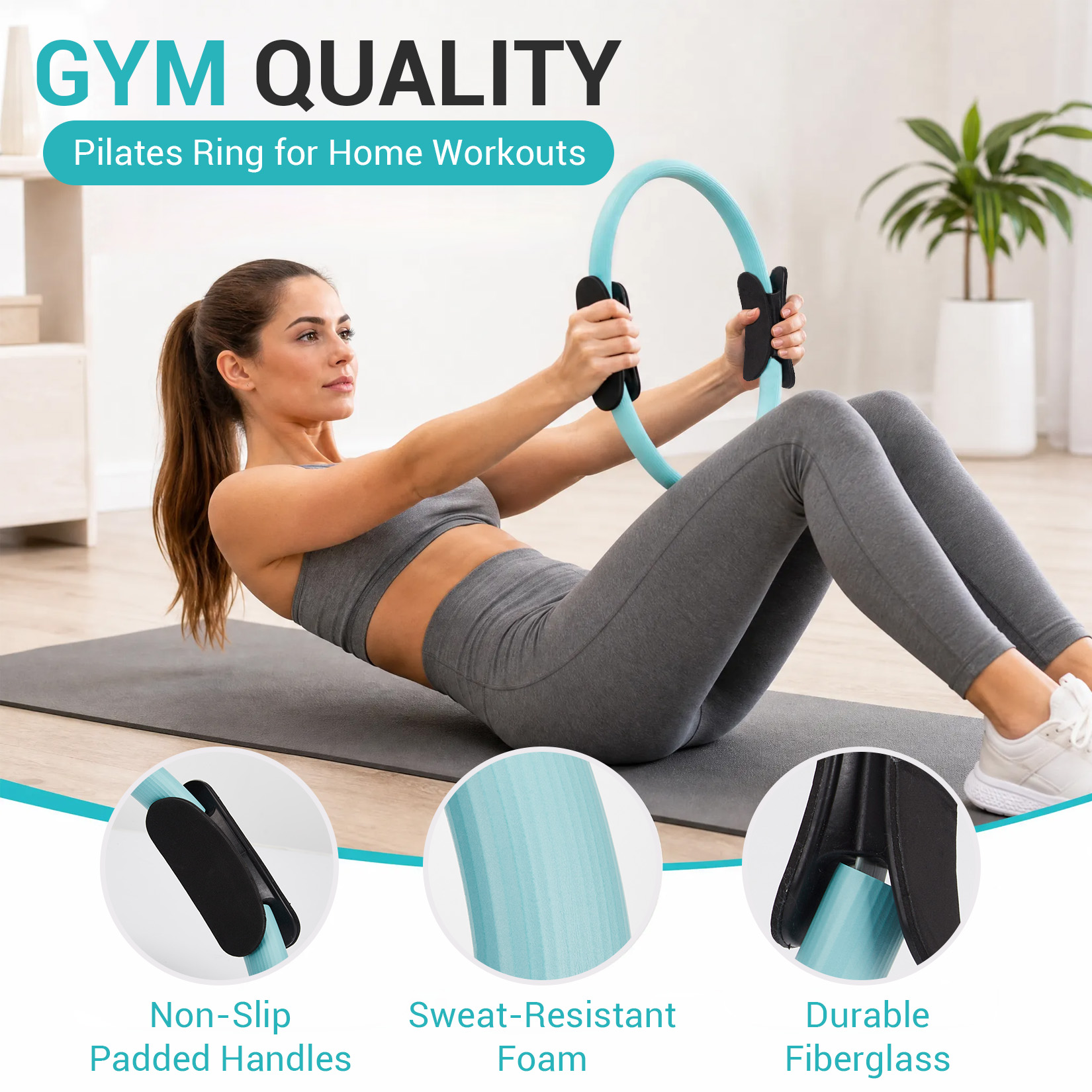Pilates Training Set, 6-in-1 P - Gliding Disc Slider 评论和价格