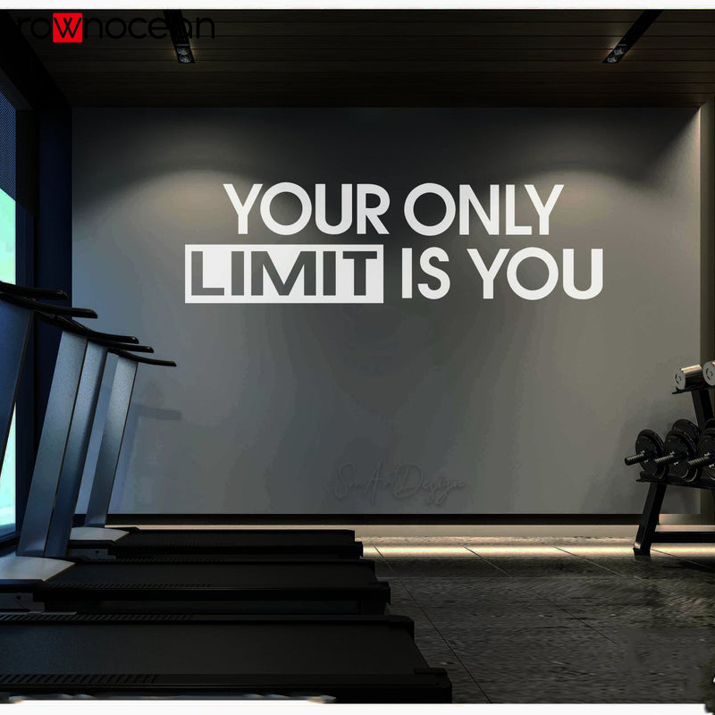 Your only limit is you - Wall  - Home Gym Wallpaper 评论和价格